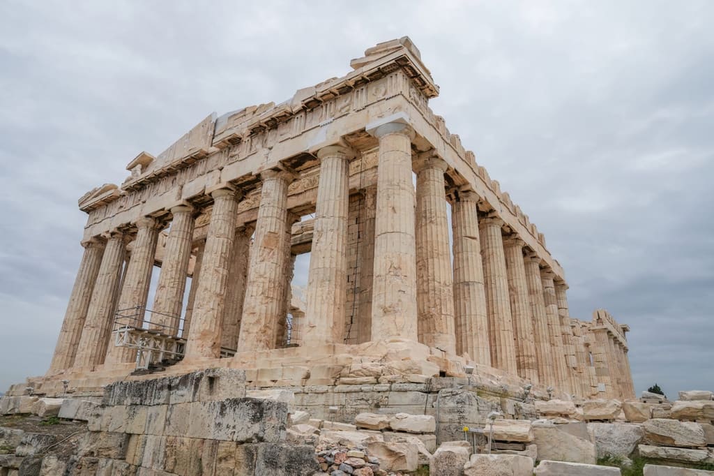 The Parthenon on the Acropolis of Athens