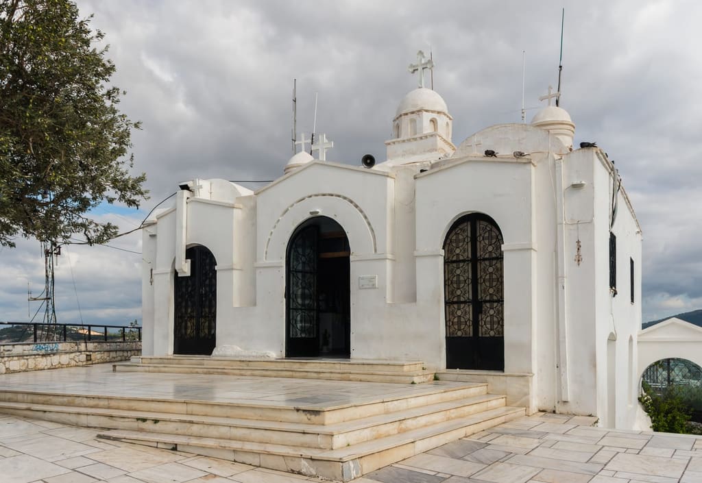 The Chapel of St George on the summit of Lycabettus, Athens